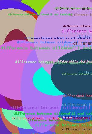 Difference between sildenafil and tadalafil